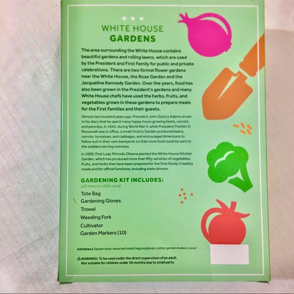 The White House Gardening Kit Child’s 6 Piece New with Tags - Picture 6 of 8
